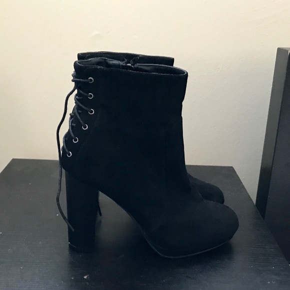 JustFab Shoes - Just Fab Black Ankle Booties